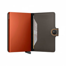 Carica l'immagine nel visualizzatore di Gallery, Secrid Miniwallet Matte Truffle&Orange - STANGA Pelletteria