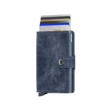 Carica l'immagine nel visualizzatore di Gallery, Secrid Miniwallet Vintage Blue - STANGA Pelletteria