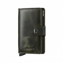 Carica l'immagine nel visualizzatore di Gallery, Secrid Miniwallet Vintage Olive - Black - STANGA Pelletteria