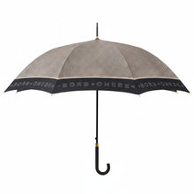 Carica l'immagine nel visualizzatore di Gallery, Borbonese Ombrello Lungo Nero/Op Naturale