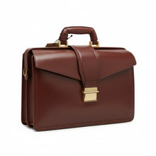 Carica l'immagine nel visualizzatore di Gallery, The Bridge Borsa Medico Marrone - STANGA Pelletteria