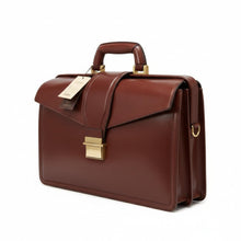 Carica l'immagine nel visualizzatore di Gallery, The Bridge Borsa Medico Marrone - STANGA Pelletteria