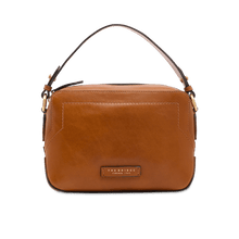 Carica l'immagine nel visualizzatore di Gallery, The Bridge Larissa Camera Case Cognac Oro - STANGA Pelletteria