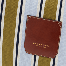 Carica l'immagine nel visualizzatore di Gallery, The Bridge Luna Beach Bag Riga Multi - Marrone - STANGA Pelletteria