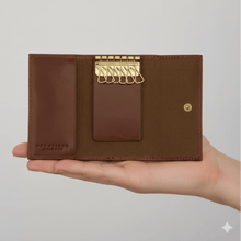 Carica l'immagine nel visualizzatore di Gallery, The Bridge Portachiavi 6 ganci Marrone 018016 - 01 - STANGA Pelletteria