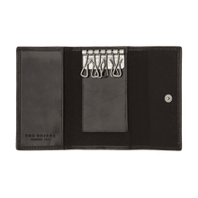 Carica l'immagine nel visualizzatore di Gallery, The Bridge Portachiavi 6 ganci Nero 018016 - 01 - STANGA Pelletteria