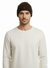 Carica l'immagine nel visualizzatore di Gallery, Tommy Hilfiger Berretto con Cashmere e Bandierina Ricamata Marrone - STANGA Pelletteria