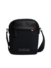 Carica l'immagine nel visualizzatore di Gallery, Tommy Hilfiger Borsa Reporter con Tracolla e Patch Logo Nero - STANGA Pelletteria