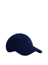 Carica l'immagine nel visualizzatore di Gallery, Tommy Hilfiger Cappello da Baseball in Velluto a Coste Blu - STANGA Pelletteria