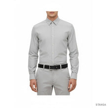 Carica l'immagine nel visualizzatore di Gallery, Tommy Hilfiger Cintura Denton in Pelle con Bandierina Nero - STANGA Pelletteria