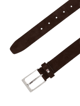 Carica l'immagine nel visualizzatore di Gallery, Tommy Hilfiger Cintura in Pelle con Bandierina sul Passante Testa di Moro - STANGA Pelletteria