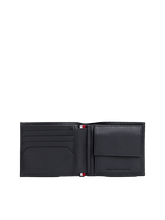 Carica l'immagine nel visualizzatore di Gallery, Tommy Hilfiger Portafogli Bifold in Pelle Con Bandierina Blu - STANGA Pelletteria