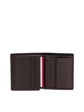 Carica l'immagine nel visualizzatore di Gallery, Tommy Hilfiger Portafogli Trifold Corporate in Pelle Coffee Bean - STANGA Pelletteria