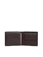 Carica l'immagine nel visualizzatore di Gallery, Tommy Hilfiger Portafoglio Bifold Corporate in Pelle Coffee Bean - STANGA Pelletteria