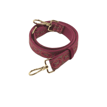 Carica l'immagine nel visualizzatore di Gallery, Tracolla Nastro Coccinelle Monogram Tricolor Multi Gazpacho/Sangria - STANGA Pelletteria