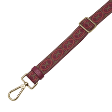 Carica l'immagine nel visualizzatore di Gallery, Tracolla Nastro Coccinelle Monogram Tricolor Multi Gazpacho/Sangria - STANGA Pelletteria