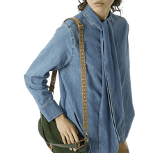 Carica l'immagine nel visualizzatore di Gallery, Tracolla Nastro Coccinelle Monogram Tricolor Multi Soleado/Skin - STANGA Pelletteria