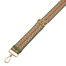 Carica l'immagine nel visualizzatore di Gallery, Tracolla Nastro Coccinelle Twill Mantas Multi Alga - STANGA Pelletteria