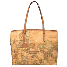 Carica l'immagine nel visualizzatore di Gallery, Alviero Martini 1^Classe Borsa Geo Classic Grande a Spalla da Lavoro D024 - STANGA Pelletteria