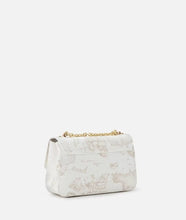 Carica l'immagine nel visualizzatore di Gallery, Alviero Martini 1^Classe Geo White tracolla con patta Bianca E034 - STANGA Pelletteria