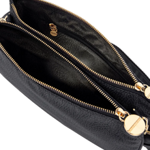 Carica l'immagine nel visualizzatore di Gallery, Borbonese Borsa Tracolla Small Dark Black - STANGA Pelletteria