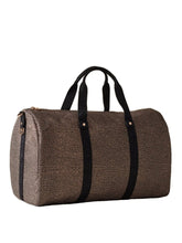 Carica l'immagine nel visualizzatore di Gallery, Borbonese Borsone Con Tracolla Eco Line Medium Op Natural/Black - STANGA Pelletteria