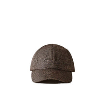 Carica l'immagine nel visualizzatore di Gallery, Borbonese Cappello Baseball Cap di Tessuto Riciclato Op Natural Black - STANGA Pelletteria