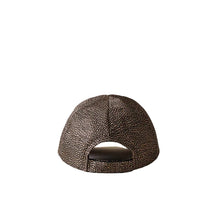 Carica l'immagine nel visualizzatore di Gallery, Borbonese Cappello Baseball Cap di Tessuto Riciclato Op Natural Black - STANGA Pelletteria