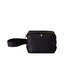 Carica l'immagine nel visualizzatore di Gallery, Borbonese Cosmetic Case Con Maniglia Small Dark Black - STANGA Pelletteria
