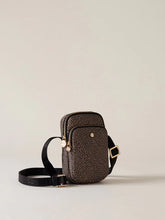 Carica l'immagine nel visualizzatore di Gallery, Borbonese Portacellulare Classica Op Naturale/Nero - STANGA Pelletteria