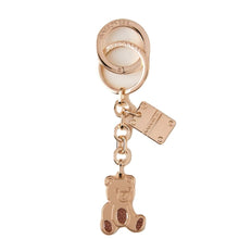 Carica l'immagine nel visualizzatore di Gallery, Borbonese Portachiavi Orso Light Gold Free / Op Naturale - STANGA Pelletteria