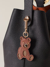 Carica l'immagine nel visualizzatore di Gallery, Borbonese Portachiavi Orso Op/Natural Tobacco - STANGA Pelletteria