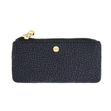 Carica l'immagine nel visualizzatore di Gallery, Borbonese Portachiavi Zip Con Anello Black - STANGA Pelletteria