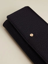 Carica l'immagine nel visualizzatore di Gallery, Borbonese Portafoglio Large Dark Black - STANGA Pelletteria