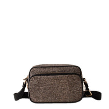 Carica l'immagine nel visualizzatore di Gallery, Borbonese Portrait Camera Case Small Op Natural Black - STANGA Pelletteria