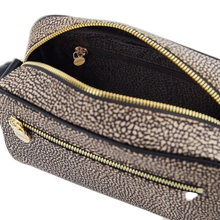 Carica l'immagine nel visualizzatore di Gallery, Borbonese Tracolla Eco Line Small Op/Nat Nero - STANGA Pelletteria