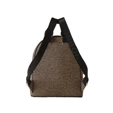 Carica l'immagine nel visualizzatore di Gallery, Borbonese Zaino Medium Op Natural Black - STANGA Pelletteria
