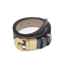 Carica l'immagine nel visualizzatore di Gallery, Coccinelle Cintura Logo C Reversibile Ardesia / Power Pink - STANGA Pelletteria