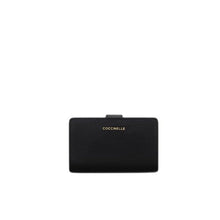 Carica l'immagine nel visualizzatore di Gallery, Coccinelle Portafoglio Metallic Soft Nero - STANGA Pelletteria
