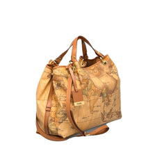 Carica l'immagine nel visualizzatore di Gallery, Geo Classic Borsa Grande a Mano Alviero Martini 1^ Classe N147 - STANGA Pelletteria