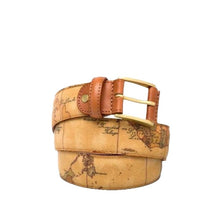 Carica l'immagine nel visualizzatore di Gallery, Geo Classic Cintura con fibbia logata Alviero Martini 1°Classe - STANGA Pelletteria