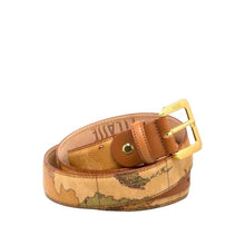 Carica l'immagine nel visualizzatore di Gallery, Geo Classic Cintura con fibbia metallica Alviero Martini 1^ Classe A277 - STANGA Pelletteria