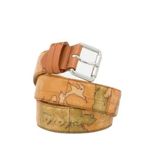 Carica l'immagine nel visualizzatore di Gallery, Geo Classic Cintura con fibbia platino Alviero Martini 1^ Classe - STANGA Pelletteria
