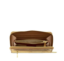 Carica l'immagine nel visualizzatore di Gallery, Geo Classic Portafogli grande con zip e tasca Alviero Martini 1^A Classe - STANGA Pelletteria