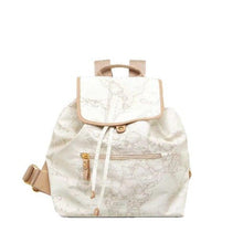 Carica l'immagine nel visualizzatore di Gallery, Geo Soft White Zaino con tasca frontale Alviero Martini 1^ Classe - STANGA Pelletteria
