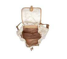 Carica l'immagine nel visualizzatore di Gallery, Geo Soft White Zaino con tasca frontale Alviero Martini 1^ Classe - STANGA Pelletteria