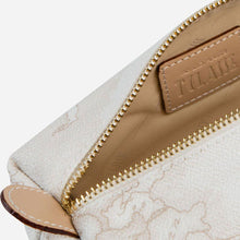 Carica l'immagine nel visualizzatore di Gallery, Geo White Astuccio con zip Alviero Martini 1^ Classe - STANGA Pelletteria