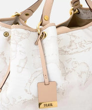 Carica l'immagine nel visualizzatore di Gallery, Geo White Borsa grande a mano - STANGA Pelletteria