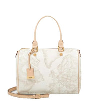 Carica l'immagine nel visualizzatore di Gallery, Geo White Borsa media a bauletto - STANGA Pelletteria