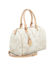 Carica l'immagine nel visualizzatore di Gallery, Geo White Borsa media a bauletto - STANGA Pelletteria